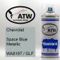 Preview: Chevrolet, Space Blue Metallic, WA819T / GLF: 400ml Sprühdose, von ATW Autoteile West.